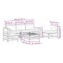 6-teiliges Gartenmöbel-Set mit Kissen aus massivem Weißkiefernholz von , Gartensets - Ref: Foro24-3250733, Preis: 509,26 €, R...