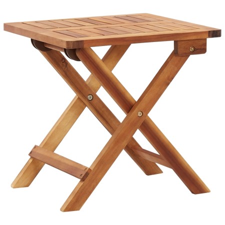 Mesa de centro plegable de jardín madera de acacia 40x40x40 cm de vidaXL, Mesas de jardín - Ref: Foro24-46005, Precio: 42,99 ...