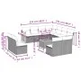 Garden sofa set 12 pieces with black synthetic rattan cushions by , Garden sets - Ref: Foro24-3260172, Price: 688,01 €, Disco...