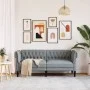 Chesterfield 2 seater sofa light gray fabric by , Sofas - Ref: Foro24-372547, Price: 244,52 €, Discount: %