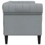 Chesterfield 2 seater sofa light gray fabric by , Sofas - Ref: Foro24-372547, Price: 244,52 €, Discount: %
