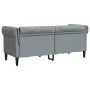 Chesterfield 2 seater sofa light gray fabric by , Sofas - Ref: Foro24-372547, Price: 244,52 €, Discount: %
