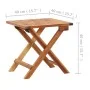 Folding garden coffee table acacia wood 40x40x40 cm by vidaXL, Garden tables - Ref: Foro24-46005, Price: 35,14 €, Discount: %