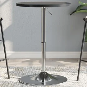 High bar table in engineered wood and black steel 50x50x90 cm by , Kitchen and dining tables - Ref: Foro24-4007191, Price: 73...