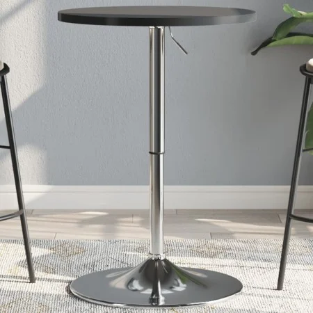 High bar table in engineered wood and black steel 50x50x90 cm by , Kitchen and dining tables - Ref: Foro24-4007191, Price: 73...