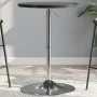High bar table in engineered wood and black steel 50x50x90 cm by , Kitchen and dining tables - Ref: Foro24-4007191, Price: 73...