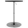 High bar table in engineered wood and black steel 50x50x90 cm by , Kitchen and dining tables - Ref: Foro24-4007191, Price: 73...
