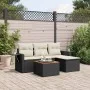 5-piece garden furniture set and black synthetic rattan cushions by , Garden sets - Ref: Foro24-3256861, Price: 293,91 €, Dis...