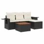5-piece garden furniture set and black synthetic rattan cushions by , Garden sets - Ref: Foro24-3256861, Price: 293,91 €, Dis...
