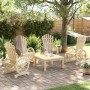 Adirondack Gartensessel 4 Stück aus massivem Tannenholz von , Gartenstühle - Ref: Foro24-3207117, Preis: 395,25 €, Rabatt: %