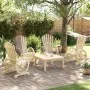 Sillones de jardín Adirondack 4 uds madera maciza de abeto de , Sillas de jardín - Ref: Foro24-3207117, Precio: 387,66 €, Des...