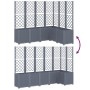 Jardinera con enrejado PP gris 160x120x140 cm de , Maceteros y jardineras - Ref: Foro24-367876, Precio: 223,64 €, Descuento: %
