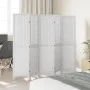 White Paulownia solid wood 5-panel dividing screen by , Room dividers - Ref: Foro24-358725, Price: 128,87 €, Discount: %