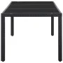 Juego de comedor de jardín 9 piezas ratán sintético negro de vidaXL, Conjuntos de jardín - Ref: Foro24-45976, Precio: 771,25 ...
