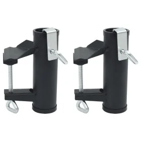 Abrazaderas de sombrilla para balcón 2 uds acero 25-38 mm de , Accesorios para sombrillas - Ref: Foro24-4003383, Precio: 18,2...