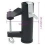 Balcony parasol clamps 2 pcs steel 25-38 mm by , Parasol accessories - Ref: Foro24-4003383, Price: 18,26 €, Discount: %