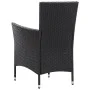 Juego de comedor de jardín 9 piezas ratán sintético negro de vidaXL, Conjuntos de jardín - Ref: Foro24-45976, Precio: 771,25 ...