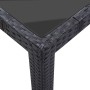Juego de comedor de jardín 9 piezas ratán sintético negro de vidaXL, Conjuntos de jardín - Ref: Foro24-45976, Precio: 791,46 €
