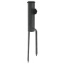 Parasol supports with spikes 2 pcs galvanized steel 9x35 cm by , Parasol accessories - Ref: Foro24-4003381, Price: 19,87 €, D...