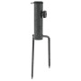 Parasol supports with spikes 2 pcs galvanized steel 9x35 cm by , Parasol accessories - Ref: Foro24-4003381, Price: 19,87 €, D...