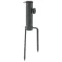 Parasol supports with spikes 2 pcs galvanized steel 9x35 cm by , Parasol accessories - Ref: Foro24-4003381, Price: 15,81 €, D...