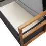 Aufbewahrungsbank aus synthetischem Rattan und Akazienholz in Schwarz, 115 cm. von vidaXL, Gartenbänke - Ref: Foro24-46010, P...