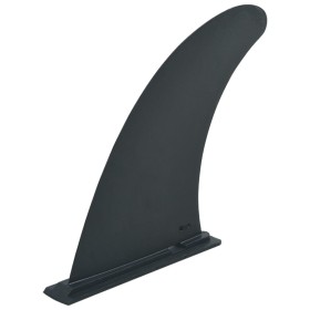 Aleta central tabla paddle board plástico negro 18,3x21,2 cm