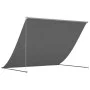 Anthracite gray fabric and steel retractable awning 200x150 cm by , Awnings - Ref: Foro24-368752, Price: 51,33 €, Discount: %