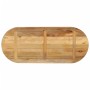 Oval table top solid rough mango wood 100x40x3.8cm by , Table tops - Ref: Foro24-370114, Price: 60,26 €, Discount: %