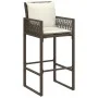 Küchenhocker mit Kissen 2 Stück braunes synthetisches Rattan von , Gartenstühle - Ref: Foro24-368706, Preis: 179,54 €, Rabatt: %