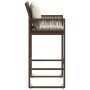 Küchenhocker mit Kissen 2 Stück braunes synthetisches Rattan von , Gartenstühle - Ref: Foro24-368706, Preis: 170,50 €, Rabatt: %