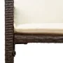 Küchenhocker mit Kissen 2 Stück braunes synthetisches Rattan von , Gartenstühle - Ref: Foro24-368706, Preis: 179,54 €, Rabatt: %