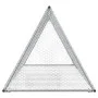Kaninchenkäfig aus silber verzinktem Stahl, 200 x 105 x 91 cm von , Käfige und Lebensräume für Kleintiere - Ref: Foro24-32815...