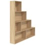 Regal aus Sonoma-Eichensperrholz, 155 x 24 x 160 cm von vidaXL, Bücherregale und Regale - Ref: Foro24-800660, Preis: 94,76 €,...