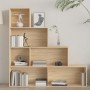 Regal aus Sonoma-Eichensperrholz, 155 x 24 x 160 cm von vidaXL, Bücherregale und Regale - Ref: Foro24-800660, Preis: 94,76 €,...