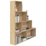 Regal aus Sonoma-Eichensperrholz, 155 x 24 x 160 cm von vidaXL, Bücherregale und Regale - Ref: Foro24-800660, Preis: 94,76 €,...