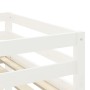 Hochbett für Kinder mit Vorhängen aus blauem Kiefernholz, 90 x 190 cm von , Betten und Lattenroste - Ref: Foro24-3283830, Pre...