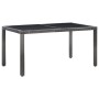 Juego de comedor de jardín 7 piezas de ratán sintético gris de vidaXL, Conjuntos de jardín - Ref: Foro24-45993, Precio: 489,3...
