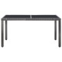 Juego de comedor de jardín 7 piezas de ratán sintético gris de vidaXL, Conjuntos de jardín - Ref: Foro24-45993, Precio: 489,3...
