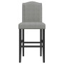 Hohe Hocker, 2 Stück, massives Gummiholz und Stoff von , Küchenhocker - Ref: Foro24-4006207, Preis: 112,94 €, Rabatt: %