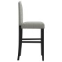 Hohe Hocker, 2 Stück, massives Gummiholz und Stoff von , Küchenhocker - Ref: Foro24-4006207, Preis: 112,94 €, Rabatt: %