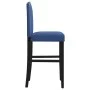 High stools 2 pcs solid rubber wood and fabric by , Kitchen stools - Ref: Foro24-4006211, Price: 112,14 €, Discount: %