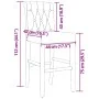 Taburetes altos 2 uds madera maciza de caucho y tela de , Taburetes de cocina - Ref: Foro24-4006218, Precio: 113,59 €, Descue...