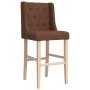 Hohe Hocker, 2 Stück, massives Gummiholz und Stoff von , Küchenhocker - Ref: Foro24-4006224, Preis: 95,65 €, Rabatt: %