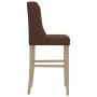 Hohe Hocker, 2 Stück, massives Gummiholz und Stoff von , Küchenhocker - Ref: Foro24-4006224, Preis: 95,65 €, Rabatt: %