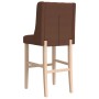 Hohe Hocker, 2 Stück, massives Gummiholz und Stoff von , Küchenhocker - Ref: Foro24-4006224, Preis: 96,67 €, Rabatt: %