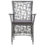 Juego de comedor de jardín 7 piezas de ratán sintético gris de vidaXL, Conjuntos de jardín - Ref: Foro24-45993, Precio: 489,3...