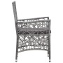 Juego de comedor de jardín 7 piezas de ratán sintético gris de vidaXL, Conjuntos de jardín - Ref: Foro24-45993, Precio: 489,3...