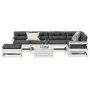 Garden furniture set with cushions 8 pieces solid white pine wood by , Garden sets - Ref: Foro24-3250593, Price: 722,53 €, Di...