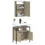 2-teiliges Badezimmermöbelset aus Sonoma-Eichensperrholz von , Badezimmermöbel - Ref: Foro24-3214776, Preis: 97,91 €, Rabatt: %